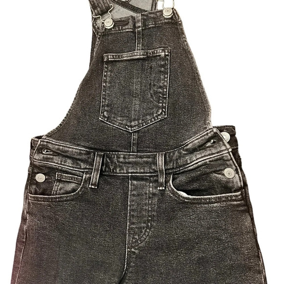 Levi’s premium black denim overalls size XXS in excellent like-new condition - Picture 4 of 5